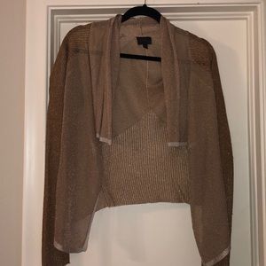 BR Metallic Cardigan